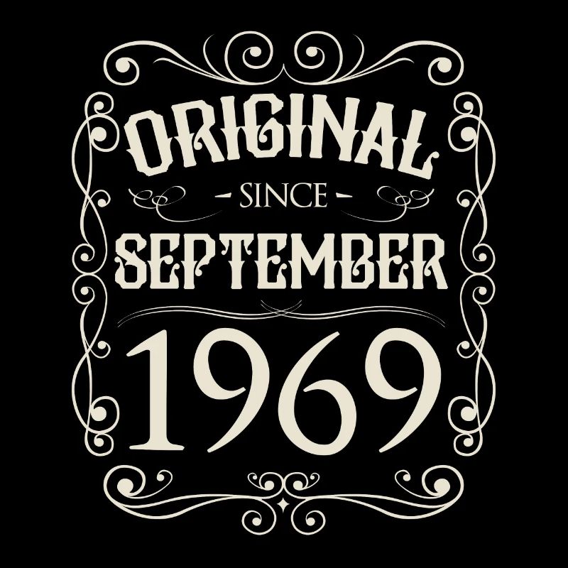 Vintage - Original since September 1969 Geburtstag