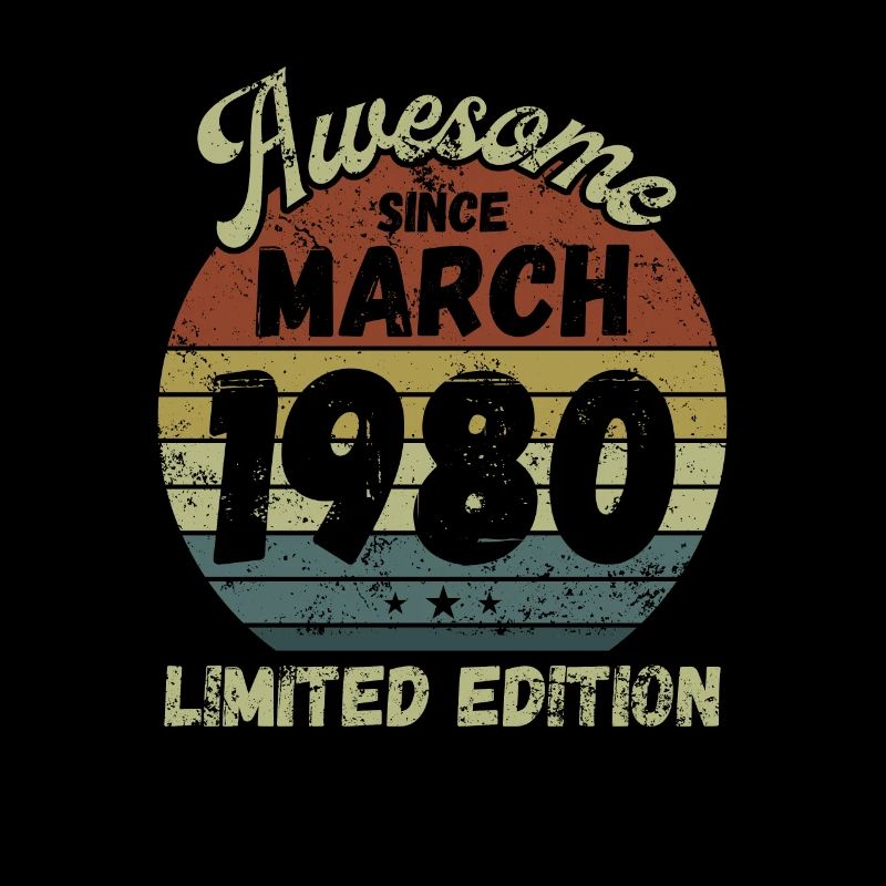 Awesome since March 1980 - Geburtstag