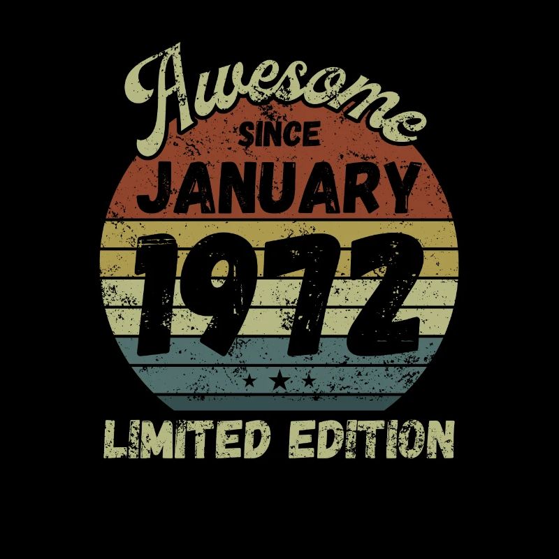 Awesome since January 1972 - Birthday