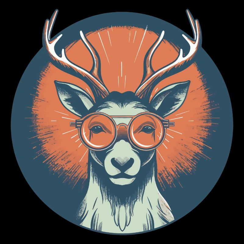 Deer Sunglasses Deer Red Deer