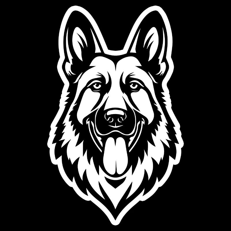 German Shepherd Dog Dog Head