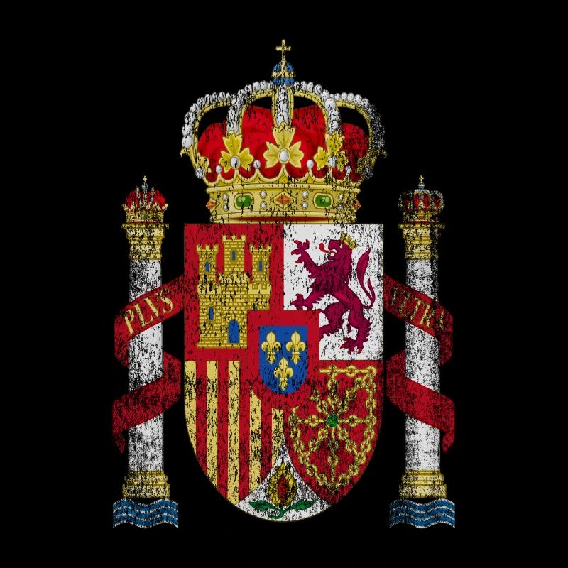 Spanisch-Wappen Spanien Symbol