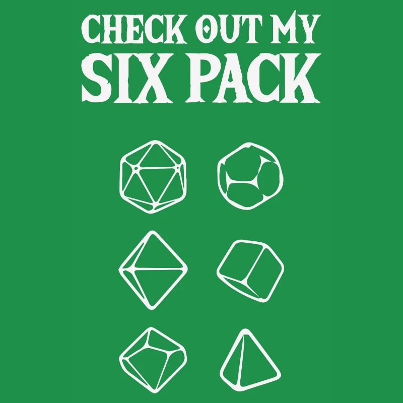 Dungeons cube RPG Check Out My Six Pack Tabletop