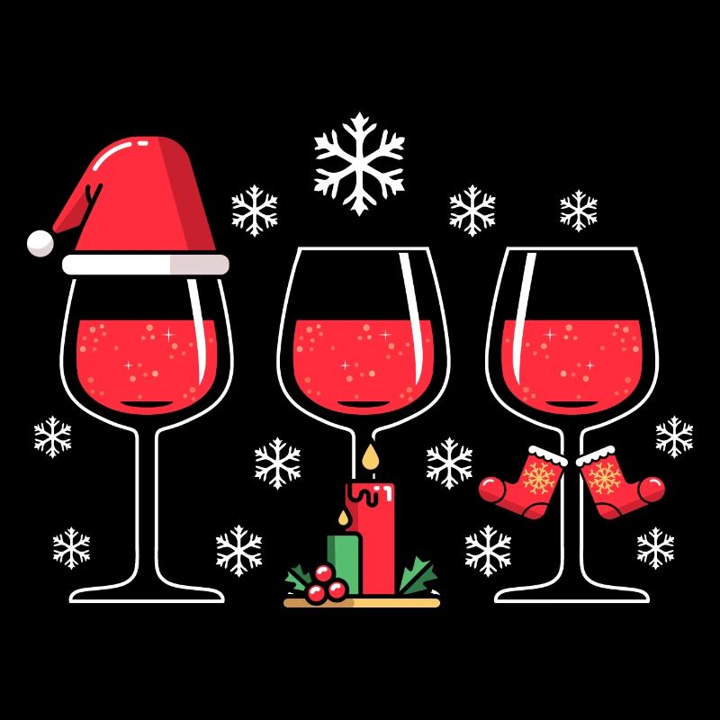 Wein Glühwein Weinglas Weihnachts
