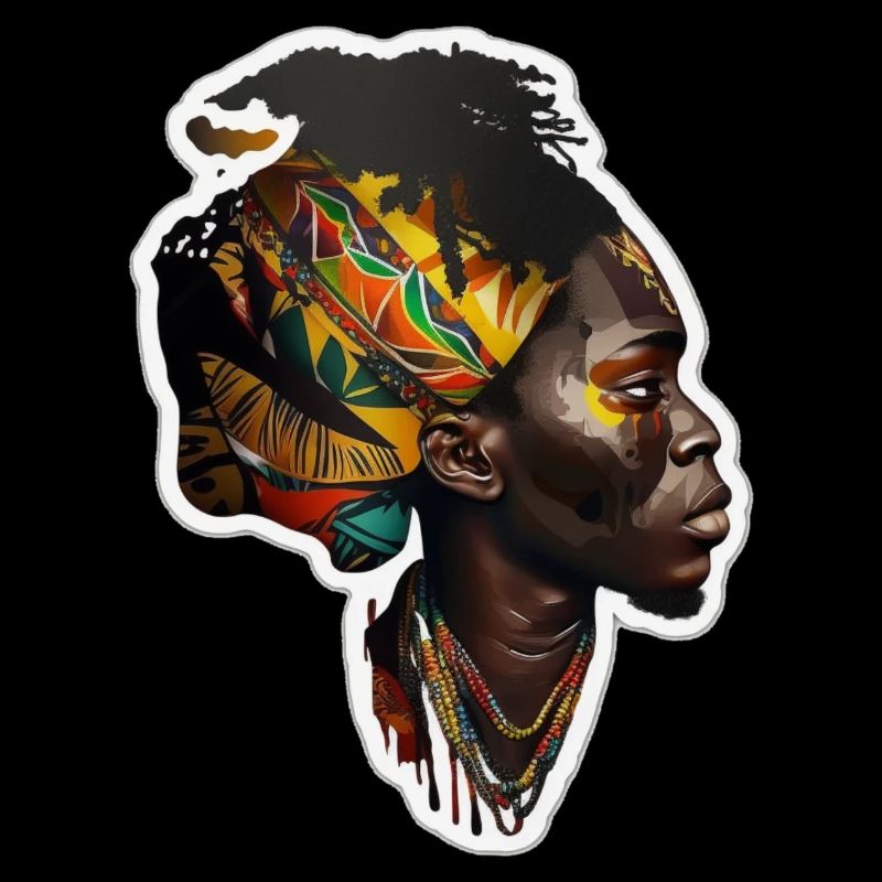 Black African man