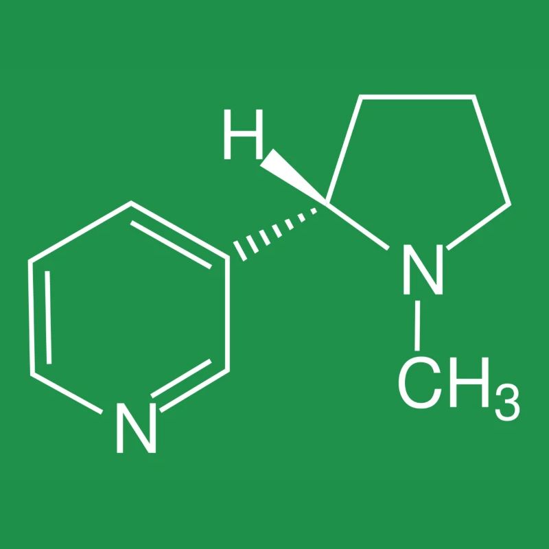 Formule structurale à la nicotine