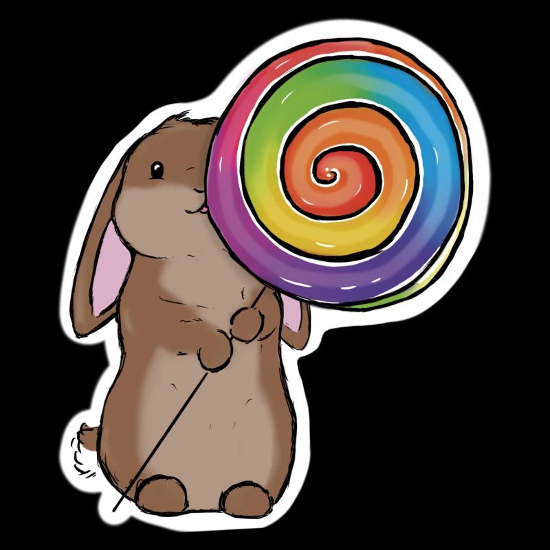 Lapin sucette