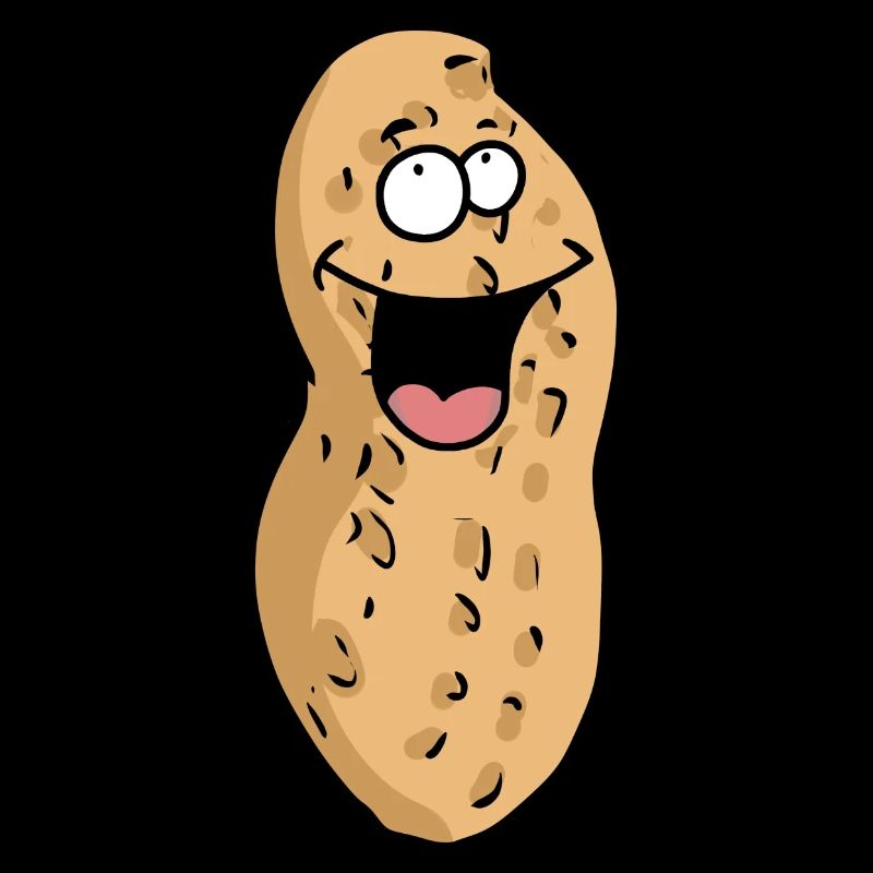Happy Peanut Emotion Sentiments Drôle Heureux