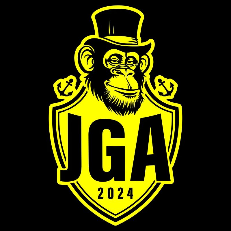 Junggesellen Abschied 2024 Affe Bräutigam Jga