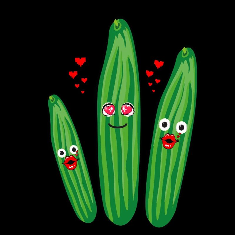 Trio de concombre,Concombre,Concombre,Concombre,Concombre,Concombre,Cœurs,Amour