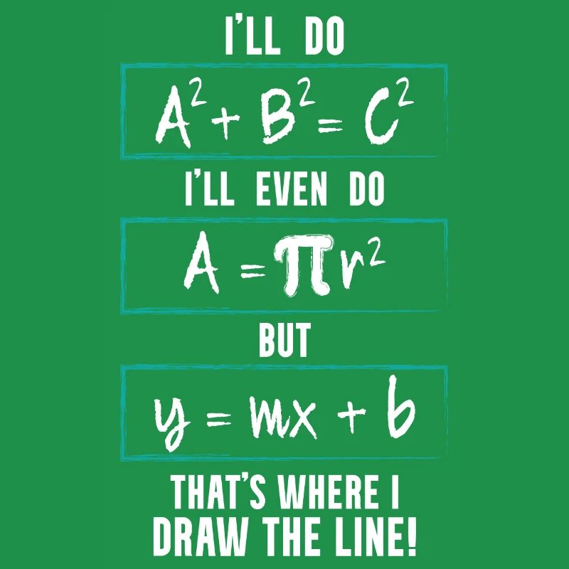 Funny Math Saying Equation Math Joke