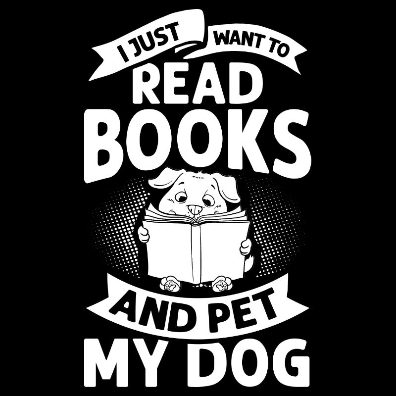 Book Dog Reading Bookworm Librarian Reader
