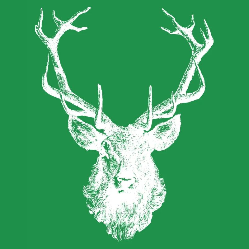 Hirsch Elch Geweih Hirschkopf Jäger