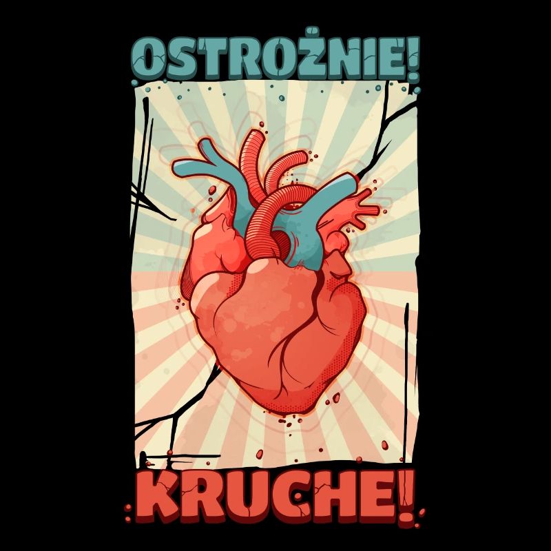 Sei vorsichtig! Zerbrechliches Herz!