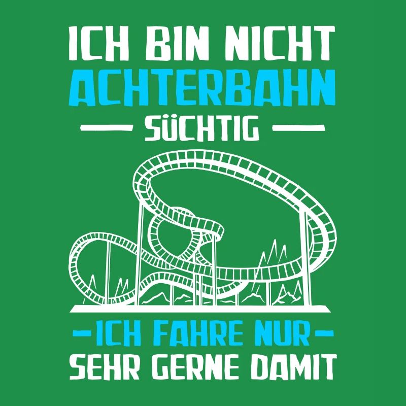 Freizeitpark Rollercoaster Achterbahn süchtig