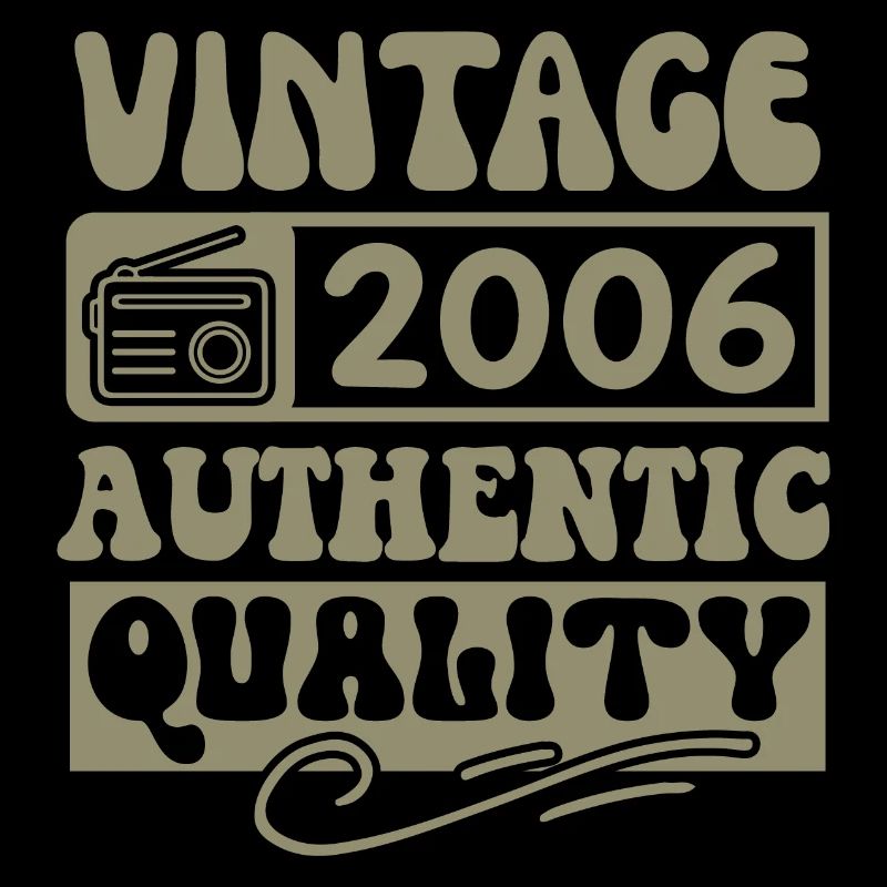 Authentic 2006 Millésime 2006 - Vintage 2006 Rétro