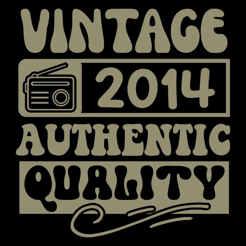 Authentic 2014 Millésime 2014 - Vintage 2014 Rétro