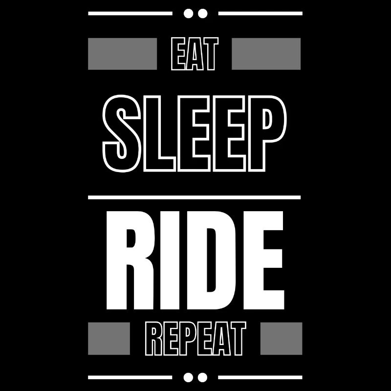 eat sleep ride repeat geschenk idee spruch bike