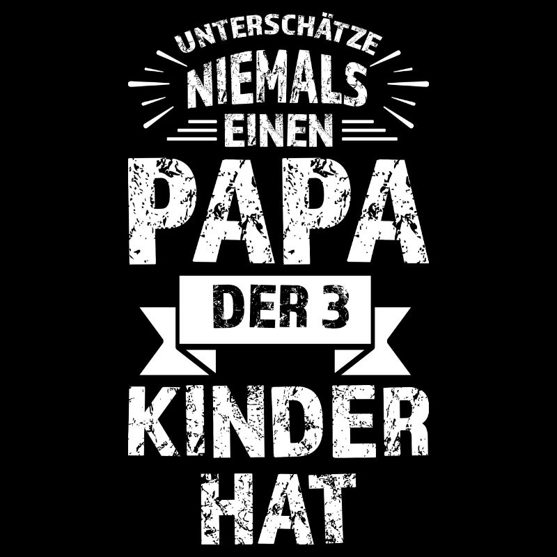 Papa 3 Kinder Kinder Geschenk