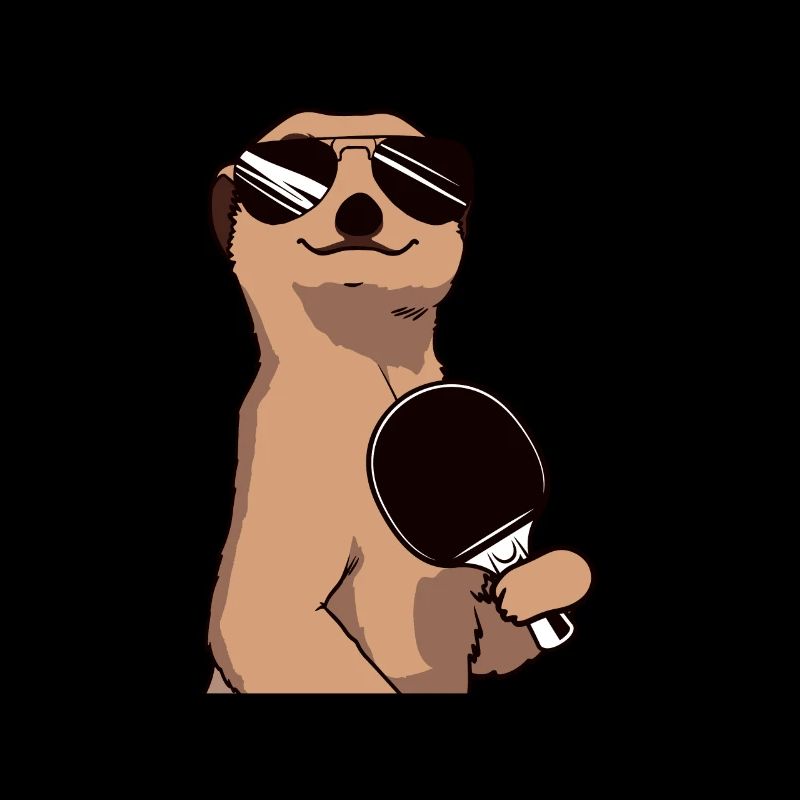 Suricate Joueurs de tennis de table