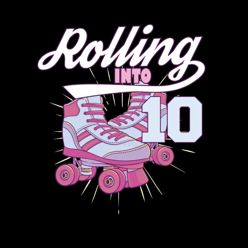 Rolling Into 10 Roller Skating Birthday Party
