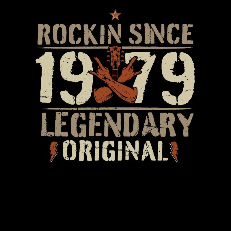 1979 43 Jahre Rock and Roll Geburtstag Geschenk