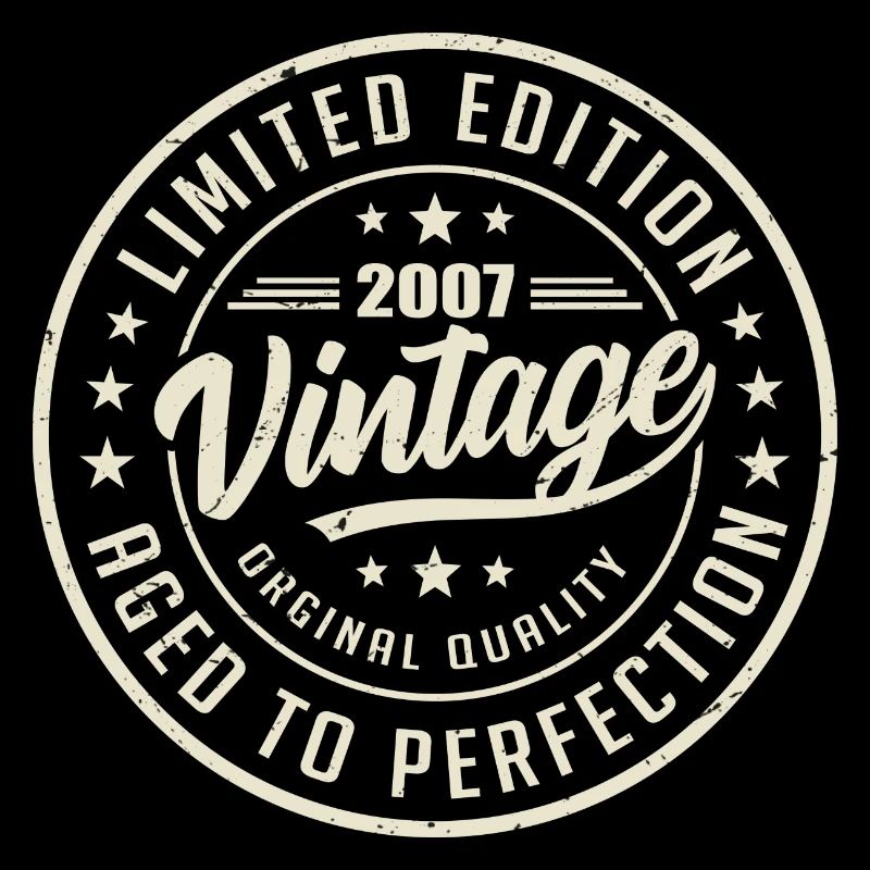 Vintage 2007 Gift 2007 Retro Anniversary 2007