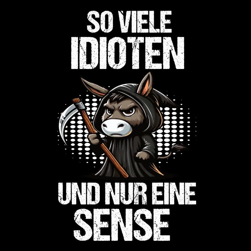 So Viele Idioten Esel Eselchen Eselhalter Muli