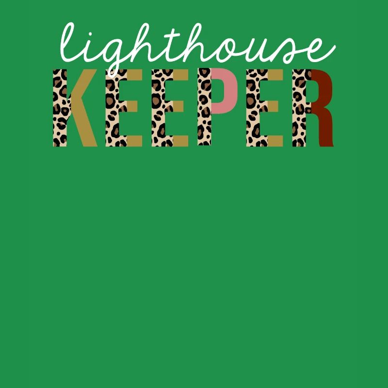 Lighthouse Keeper Leopard Print Funny Gift