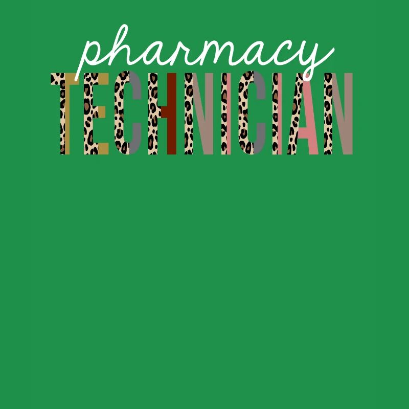 Pharmacy Technician Leopard Print Funny Gift
