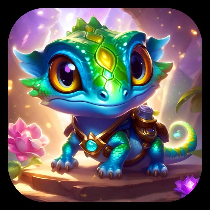 Cute Little Fantasy Lizard