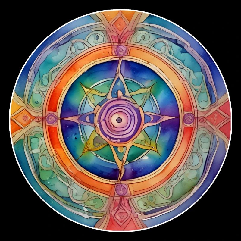 Symbol in bright colours