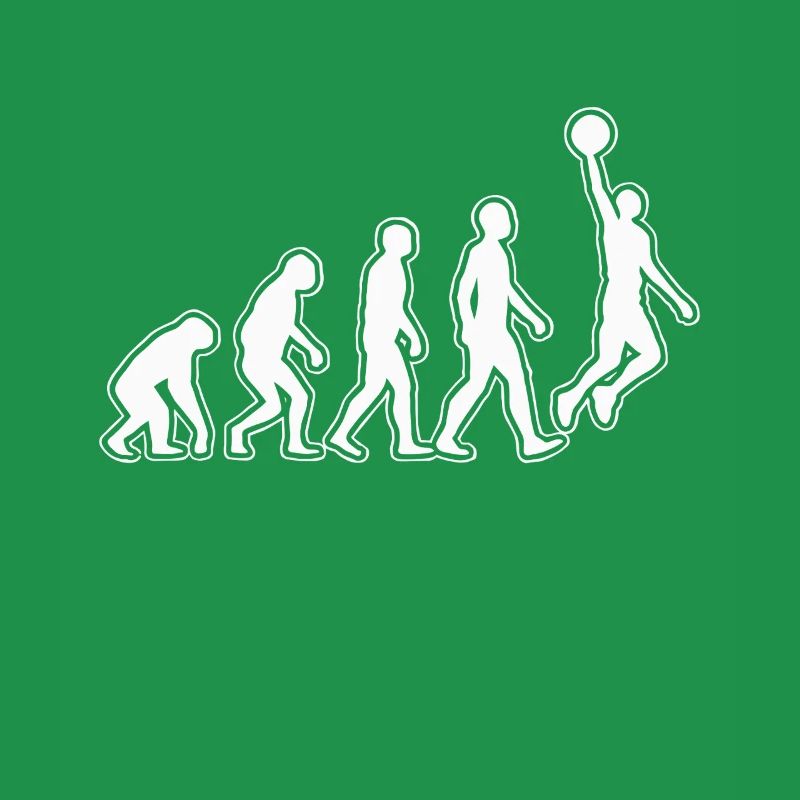 Evolution to basketball player