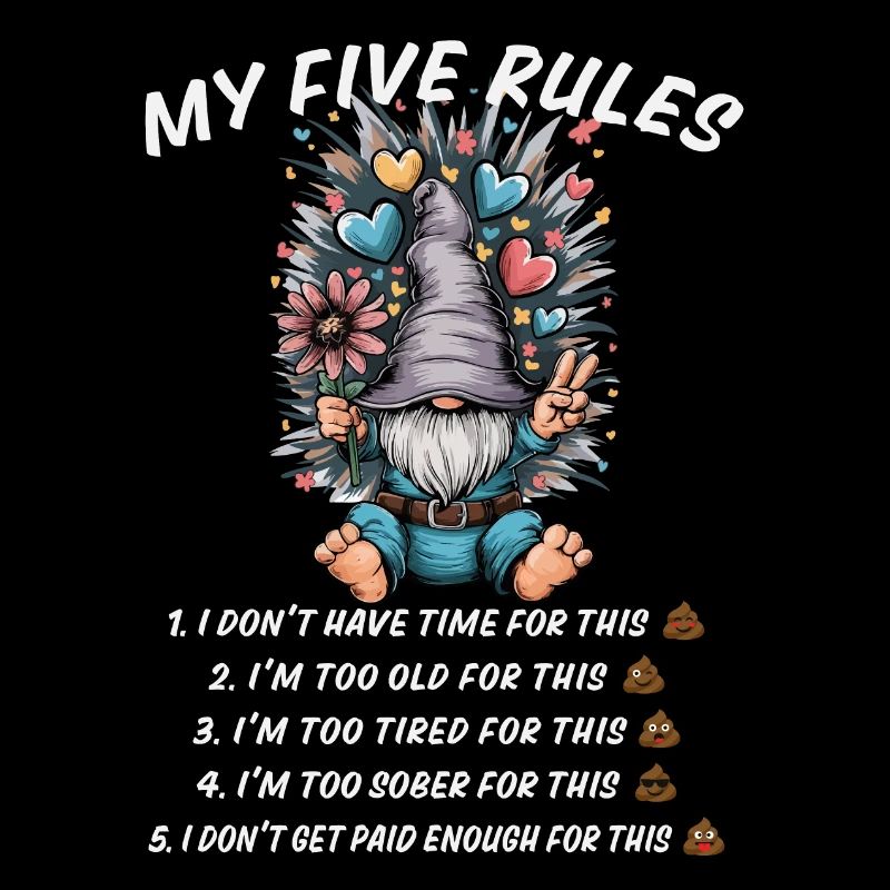 5 règles d’un gnome amusant