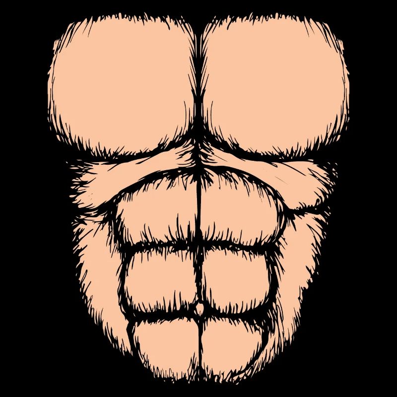 Gorilla Chest Muscles Sixpack