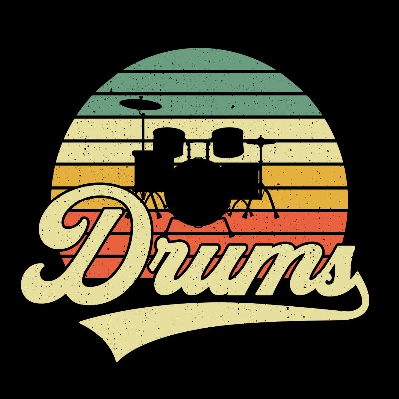 Batterie Drums Rétro Vintage