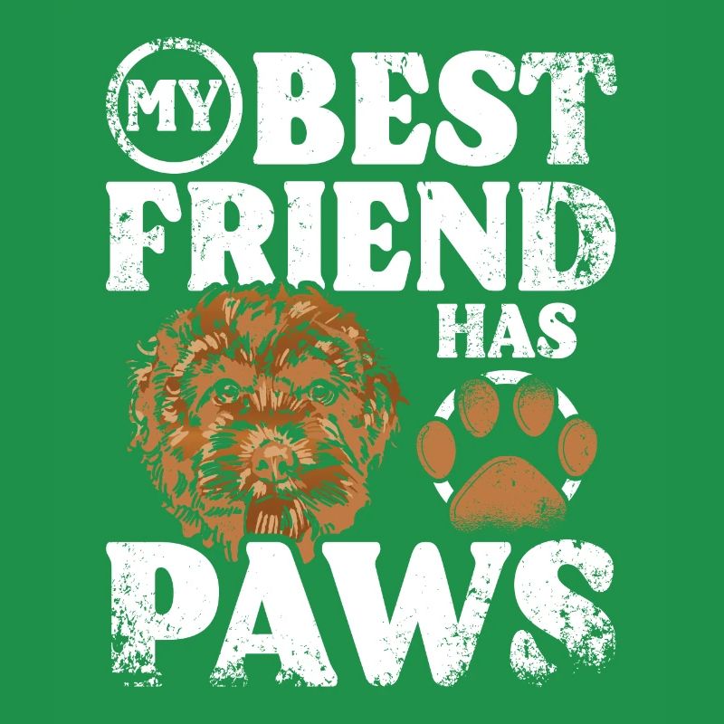 My best friend has paws cockapoo