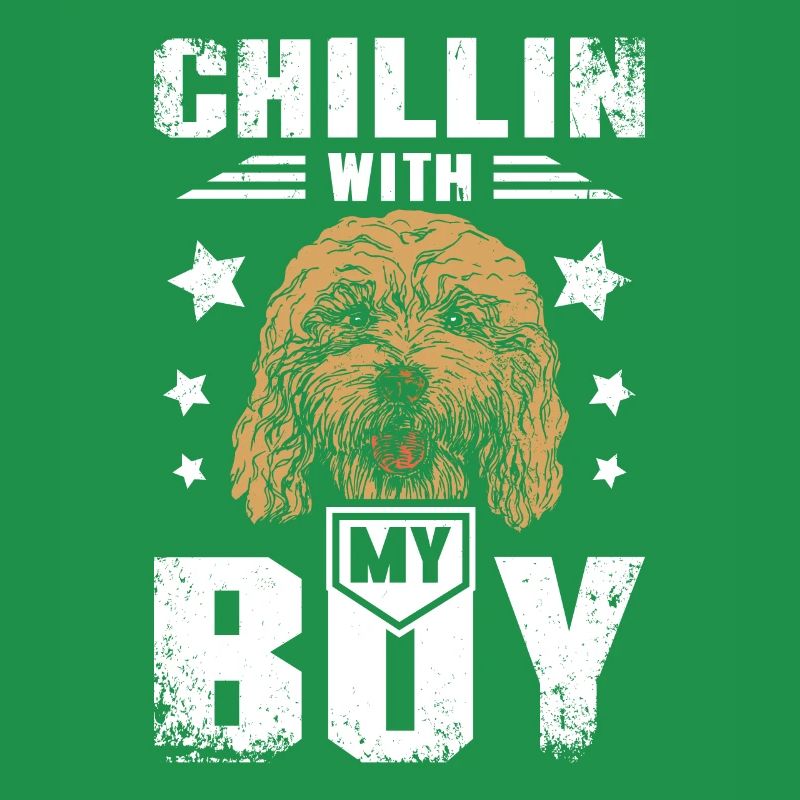 chillin with my cockapoo boy