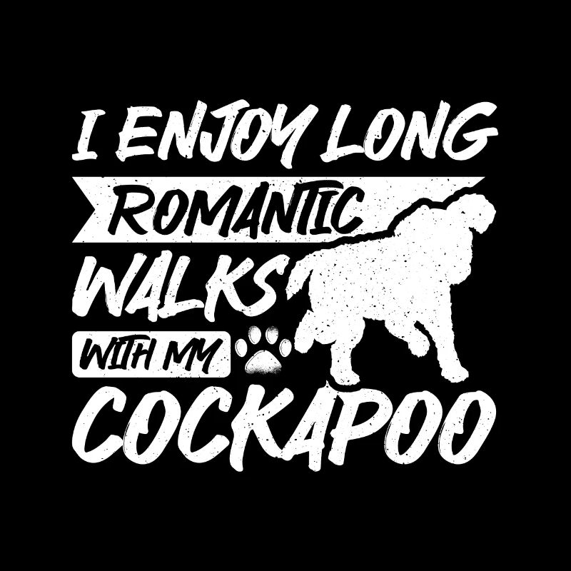 Longues promenades romantiques avec mon cockapoo