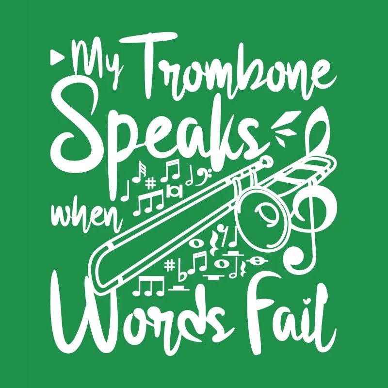 My trombone speaks when words fail