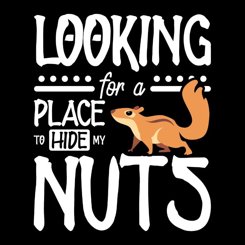 Funny Squirrel looking for a place to hide my nuts