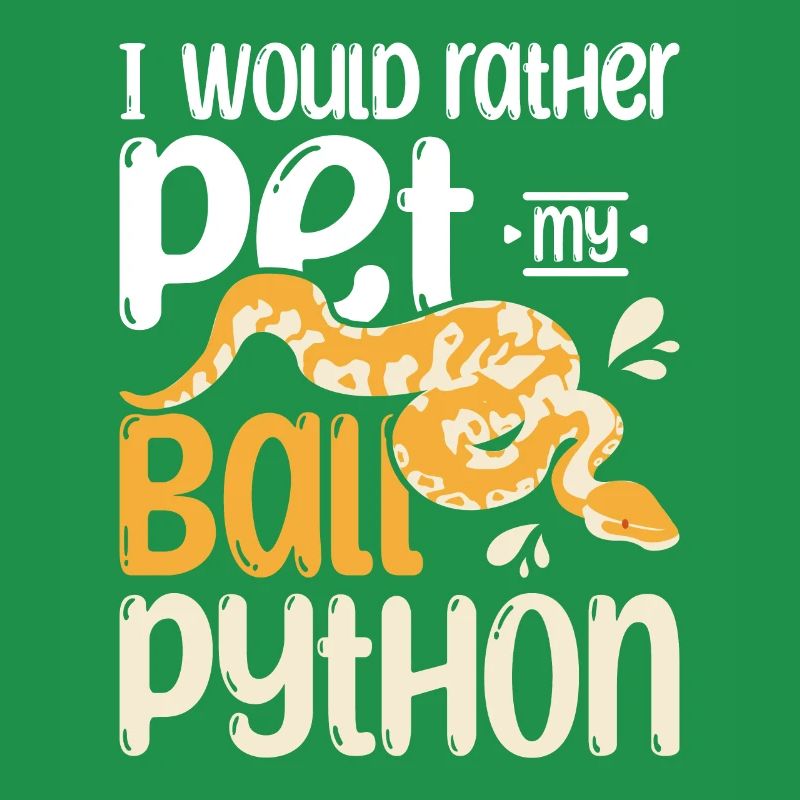 Je préfère caresser mon python royal