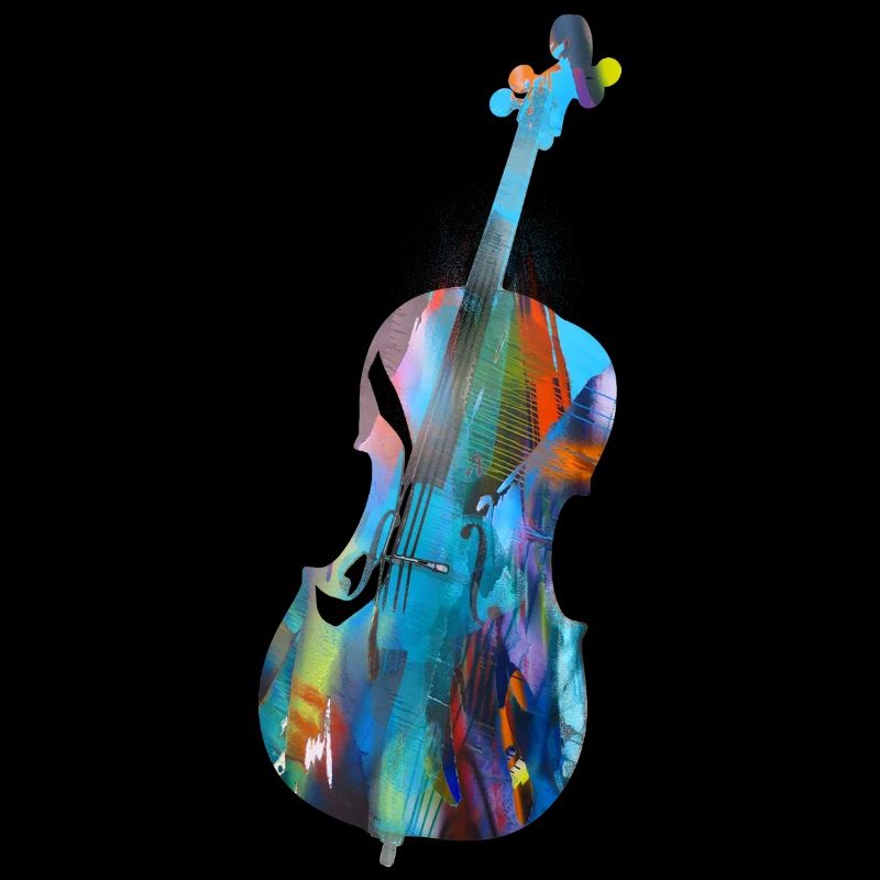 geige,cello,graffiti,malerei
