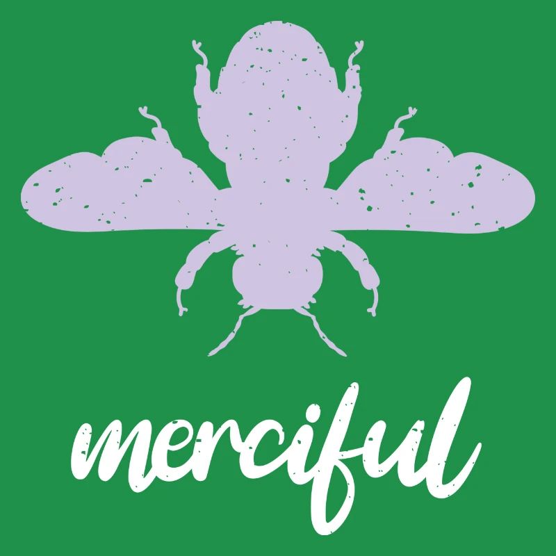 Purple Pastel Bee Merciful Bee Be Merciful
