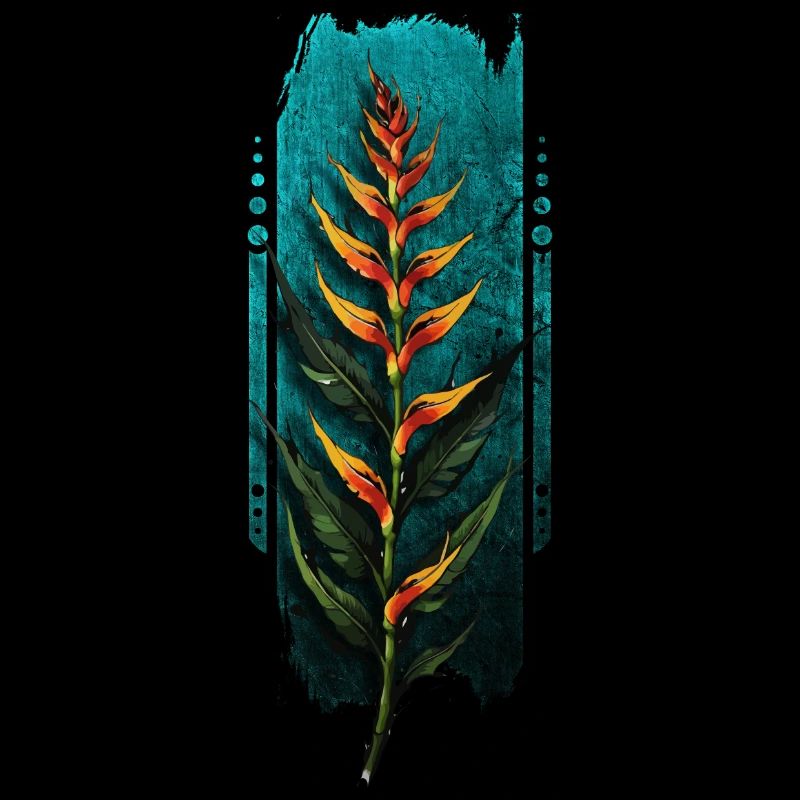 Splendeur tropicale : Fleur d’Heliconia