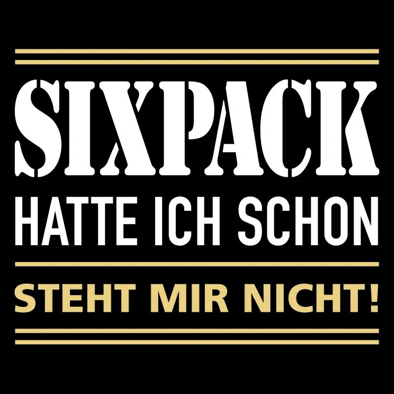 Sixpack Bier Bauch Muskel Body Builder Figur