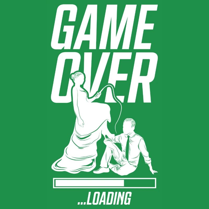 couple game over loading wedding