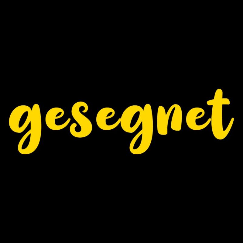Gesegnet - gelb
