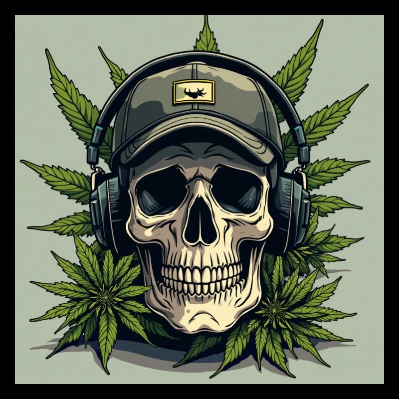 Skull With A Cap