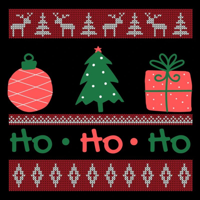 Hässlicher Weihnachtspullover - Frohe Weihnachten